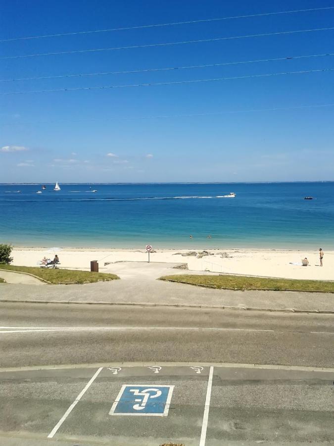 Appartement d'une chambre a Quiberon a 50 m de la plage avec vue sur la mer balcon amenage et wifi Extérieur photo